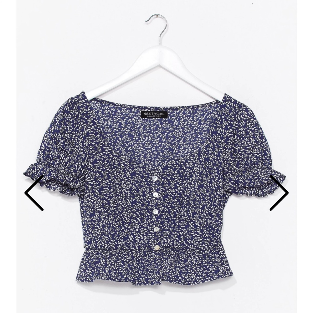 Floral crop top